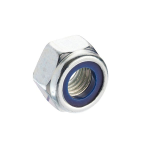 Nylon Insert Nuts Type P Zinc