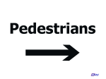 Pedestrian Right Arrow