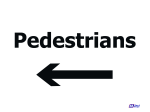 Pedestrian Left Arrow