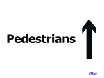Pedestrian Up Arrow
