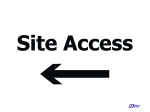 Site Access Left Arrow