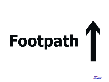 Footpath Up Arrow Footpath Up Arrow