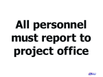 All Person Must Report Proje
