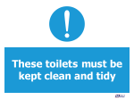 Toilets Must Be Kept Clean