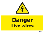 Danger Live Wires