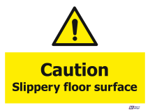 Caution Slippery Floor Surface Caution Slippery Floor Surface