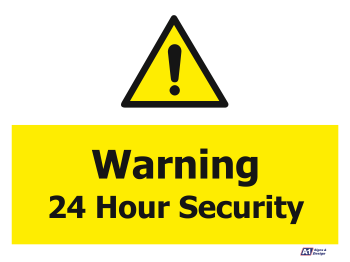 Warning 24 Hour Security Warning 24 Hour Security