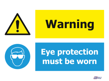 Warning Eye Protection Warning Eye Protection