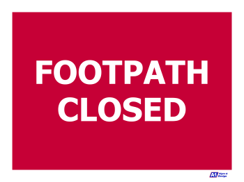 Footpath Closed Footpath Closed