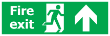 Fire Exit Run Man - Up Arrow Fire Exit Run Man - Up Arrow