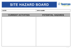 Site Hazard Board