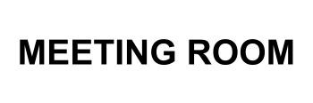 Meeting Room Sign Meeting Room Sign