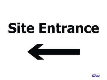Site Entrance Left Arrow Site Entrance Left Arrow