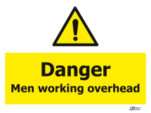 Danger Men Working Overhead Danger Men Working Overhead