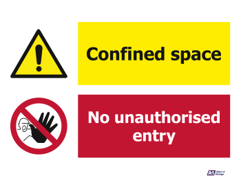 Confined Space No Unauth Entry Confined Space No Unauth Entry