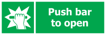 Push Bar To Open Push Bar To Open