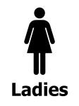 Toilet Symbol - Female + Ladies
