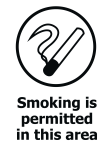 Smoking Is Permitted + Symbol