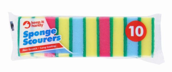 Sponge Scouring Pad (Pack of 10) Sponge Scouring Pad (Pack of 10)